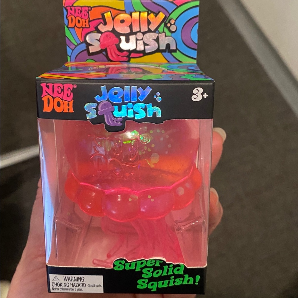 Needoh Jelly Fish Squish Pink Toy - Picture 5 of 5